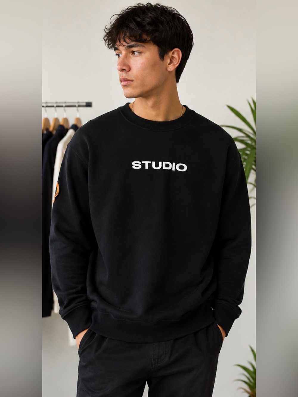 Known Supply Studio Black Crewneck Sweatshirt - Size XL - NWT